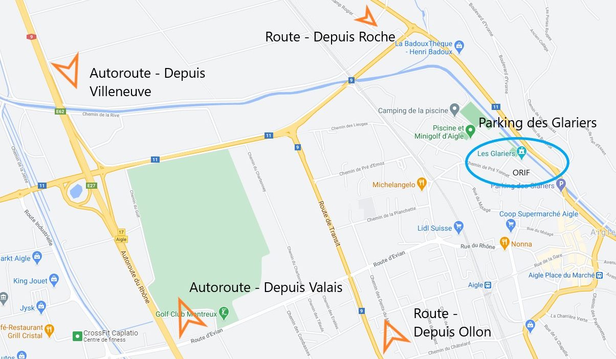 ParcoursOrifAigleVoiture